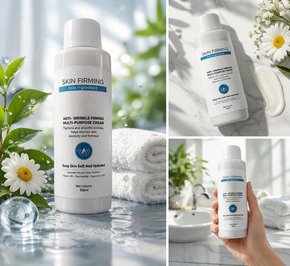 Tightening & Firming Face Cream with Collagen & Peptides | Anti-Aging Moisturizer with Retinol, Niacinamide & Hyaluronic Acid | Reduces Wrinkles & Fine Lines | Hydrating Day & Night Cream 100ml