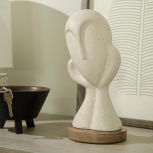 Ellementry Spellbound Face Ecomix Sculpture 27 cm Tall, Home Décor Showpiece Figurine for Living Room & Office, Modern Asthetic Tabletop Decorative Accent, Unique Gift Item for Shelf Decoration