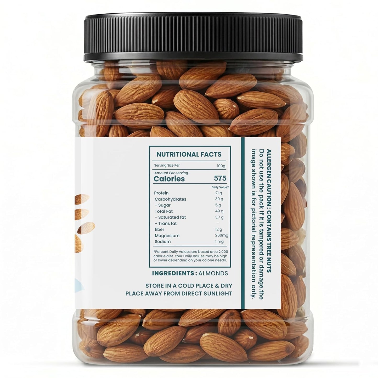 Avogro Premium California Almonds | Whole Badam Natural Crunchy Dry Fruits for Snacking Baking Cooking Desserts Fresh Hygienically Packed