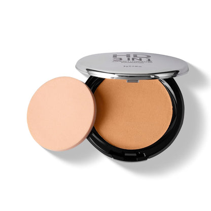 RENEE PRO HD 3 In 1 Compact, Concealer, Foundation - Soie, SPF 20, Matte Finish, High Coverage, Ultralight & Silky Smooth Finish, Enriched With Vitamin E, C & Aloe Vera - 9 Gm