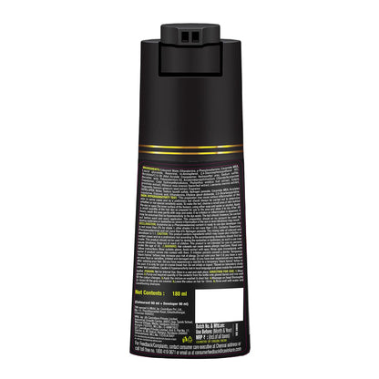 Indica Easy Do-It-Yourself Hair Color Shampoo Pump Pack with 5 Herbal Extracts and 100% Ammonia Free, Long Lasting Formula, 180 ML - Natural Black Colour (Gloves Included)