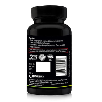 Nutriosys Choline & Inositol 500mg | Brain & Nerve Function | Better Motor Signal | Liver & Heart Health | Lab Tested | 90 Veg Capsules