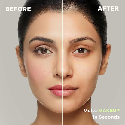 Earth Rhythm Matcha Green Tea Cleansing Balm Removes Makeup in 10 Seconds, Gentle cleansing. No Parabens & Sulphates