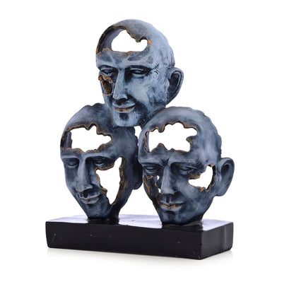 3-Face Idol Home Decor - Abstract Contemporary Modern Art Sculpture