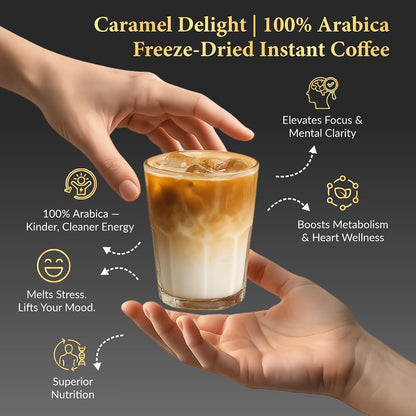 The Beanster Company 100% Arabica Caramel Delight Instant Coffee, 50g