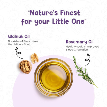 Mother Sparsh Nourishing Baby Hair Oil | Soothe & Nourishes Delicate Baby Scalp | Suitable Hair Oil for Newborns | Paraben Free, Sulphate Free- 100ml