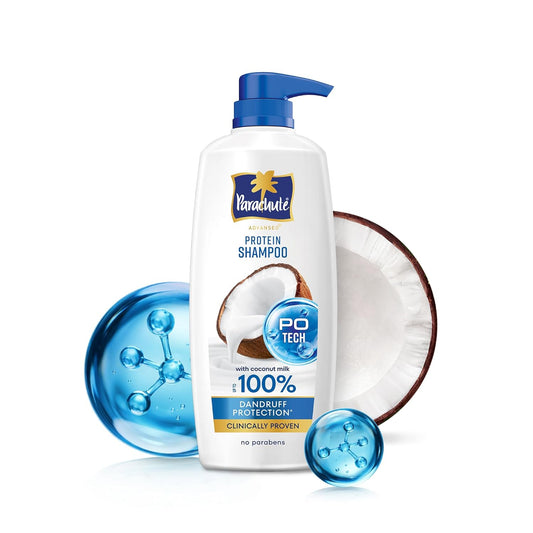 Parachute Advansed Anti-Dandruff Shampoo with Coconut Milk & PO Tech | Up to 100% Dandruff protection | for Strong Healthy Scalp | Paraben free | For Men & Women | 1.2L