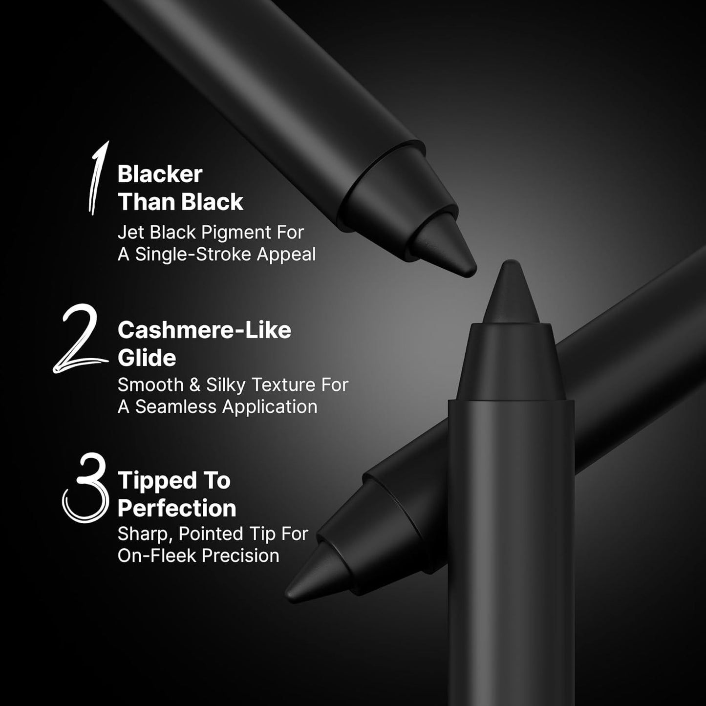 SWISS BEAUTY Select Single Swipe High Impact Kohl Cream Matte Kajal for women | With In-Built Smudger | 16-Hour Stay | Shade, 1.2G |, Black