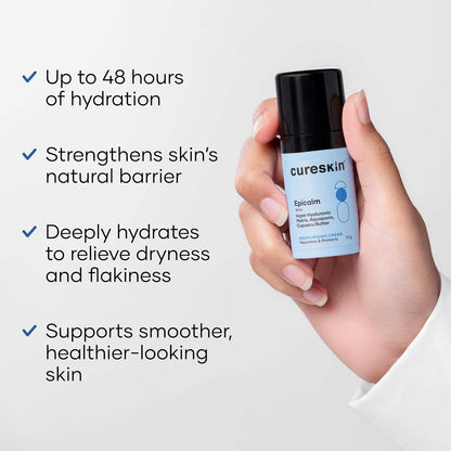Cureskin Epicalm Moisturising Cream with Hyper Hyaluronic Matrix, Aquaporin and Cupuacu Butter, 17 g (Pack of 1)