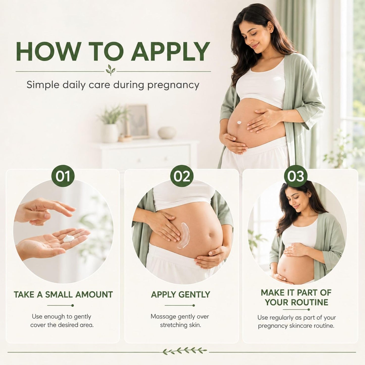 Pregnacream Stretch Mark Cream for Pregnancy & Post Pregnancy, 100g