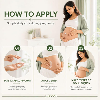 Pregnacream Stretch Mark Cream for Pregnancy & Post Pregnancy, 100g