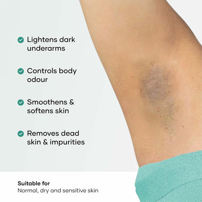 Cureskin Under Arm Brightening Cream Mask with Lactic Acid, Glycolic Acid & Malic Acid | Dark Underarms & Hyperpigmentation | Under Arm Dark Removing Cream, 50 g (Pack of 1)