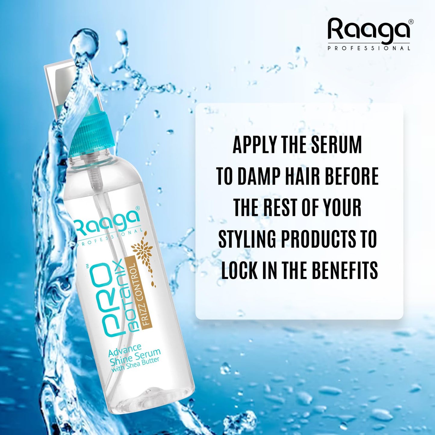 Raaga Professional Probotanix Frizz Control Serum, 100ml