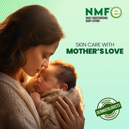 NMFe Daily Moisturising Baby Lotion 200 ml | Aloe Vera & Vitamin E | Baby Skin Hydration & Softness | Non-Greasy, Fast Absorbing | Paraben-Free | Safe for Newborn Sensitive Skin | Dermatologically Tested