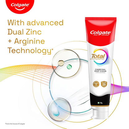Colgate Total Advanced Health Anti-germ Toothpaste, 480g, Tooth Paste with 12-Hour Anti-Germ Protection, Whole Mouth Health (Combo Pack Offer) (Pack of 2)