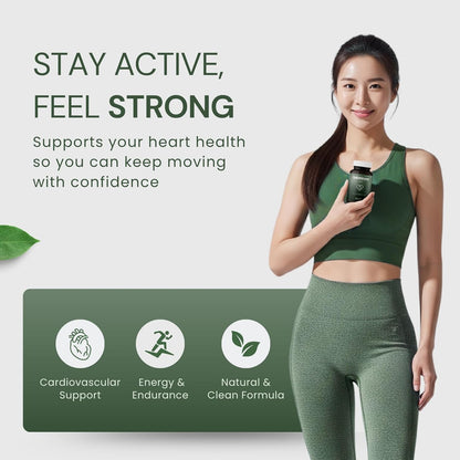 Nattokinase supplement by Nutramito, 200mg (4000 FU) per serving of 2 capsules, Natural Enzyme Supplement for Heart Health, Vitamin K–Free Formula, Supports Heart Health & Smooth Circulation