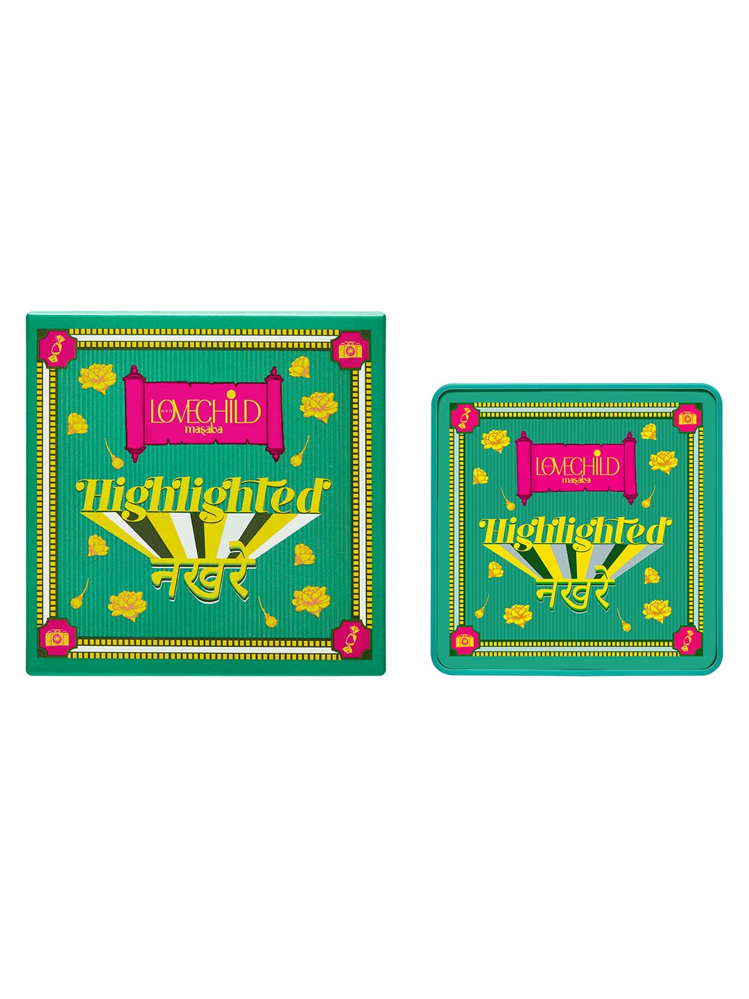 LoveChild Masaba Face Highlighter Palette (Sitara), 11.2gm