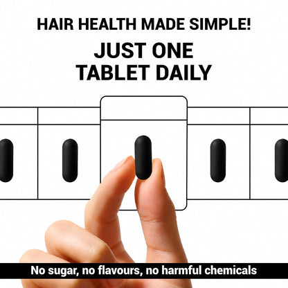 NutraStore Hair Nutrients | Biotin Tablets for hair regrowth support | With Essential Amino Acids, DHT Blockers, Vitamins & Minerals | Support Hair Growth and Strength | Hair Supplement for Men & Women |30 Tablets