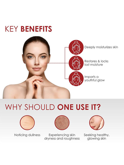 Good Vibes Rosehip Moisture-Rich Face Cream, 50 g Skin Moisturizing Hydrating Light Weight Formula, Soothes & Exfoliates Skin, Natural, No Parabens & Sulphates, No Animal Testing