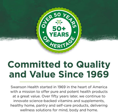 Swanson Full Spectrum Milk Thistle 500 Milligrams 30 Capsules