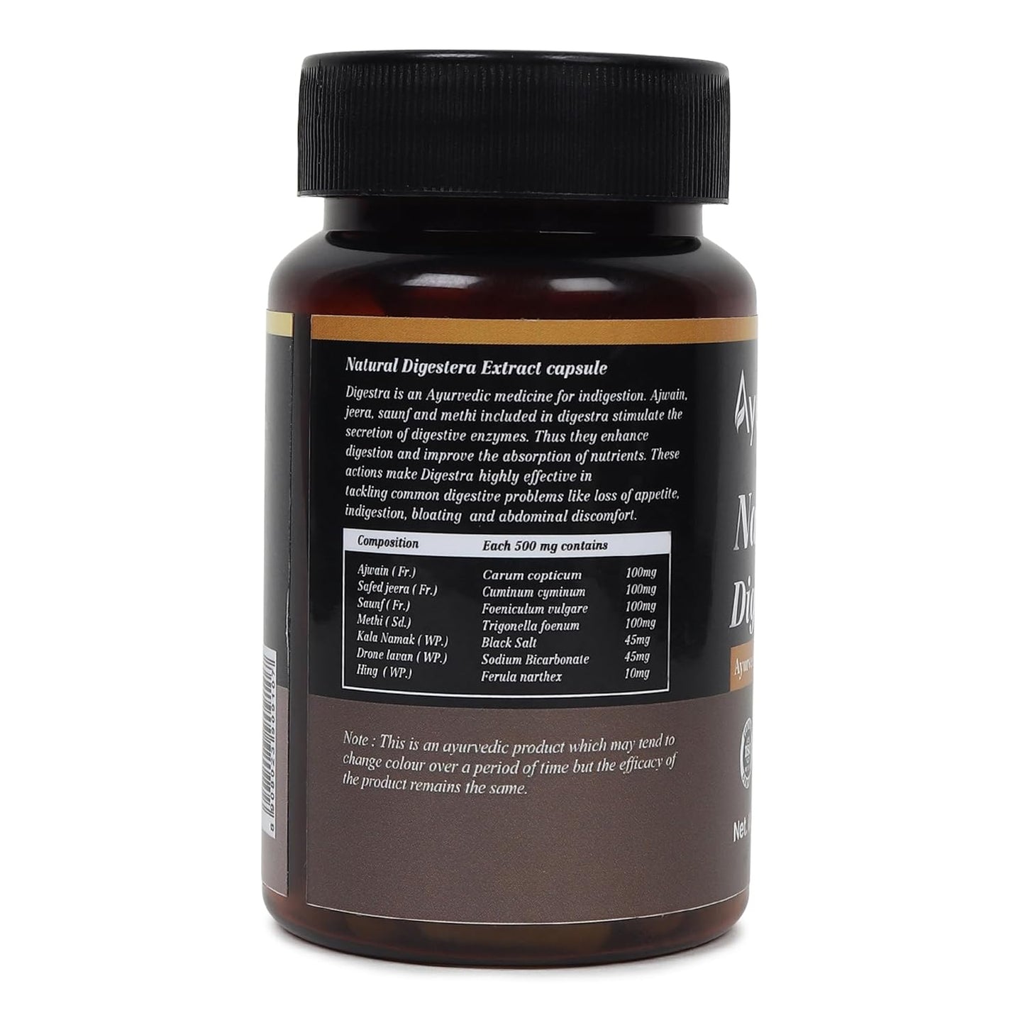 Wellwith by Ayuzera Natural Digestera 60 Capsule|Food Supplements, Digestion | Pack of 1