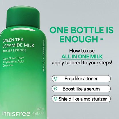 Innisfree Green Tea Ceramide Milk and Seed Skin- Toner
