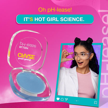 Swiss Beauty CRAZE Blush pH-Lease | Tiny Shimmer Particles For A Dewy Glow With Macadamia Oil & Olive Oil |