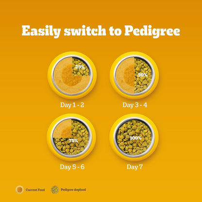 Pedigree Adult & Puppy Dry Dog Food, 100% Vegetarian, 1 kg, Contains 37 Essential Nutrients, 100% Complete & Balanced Food for Adult Dogs