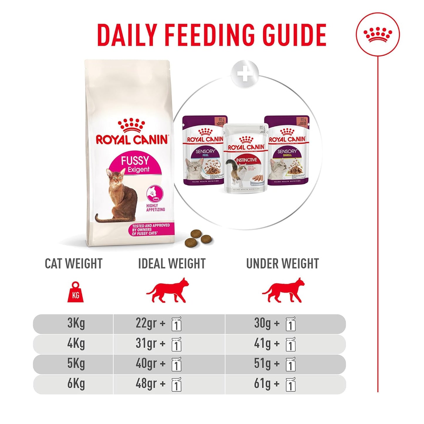 Royal Canin Fussy Exigent Adult Cat Dry Food, 400 g | Supports Digestion And Enhances Overall Vitality