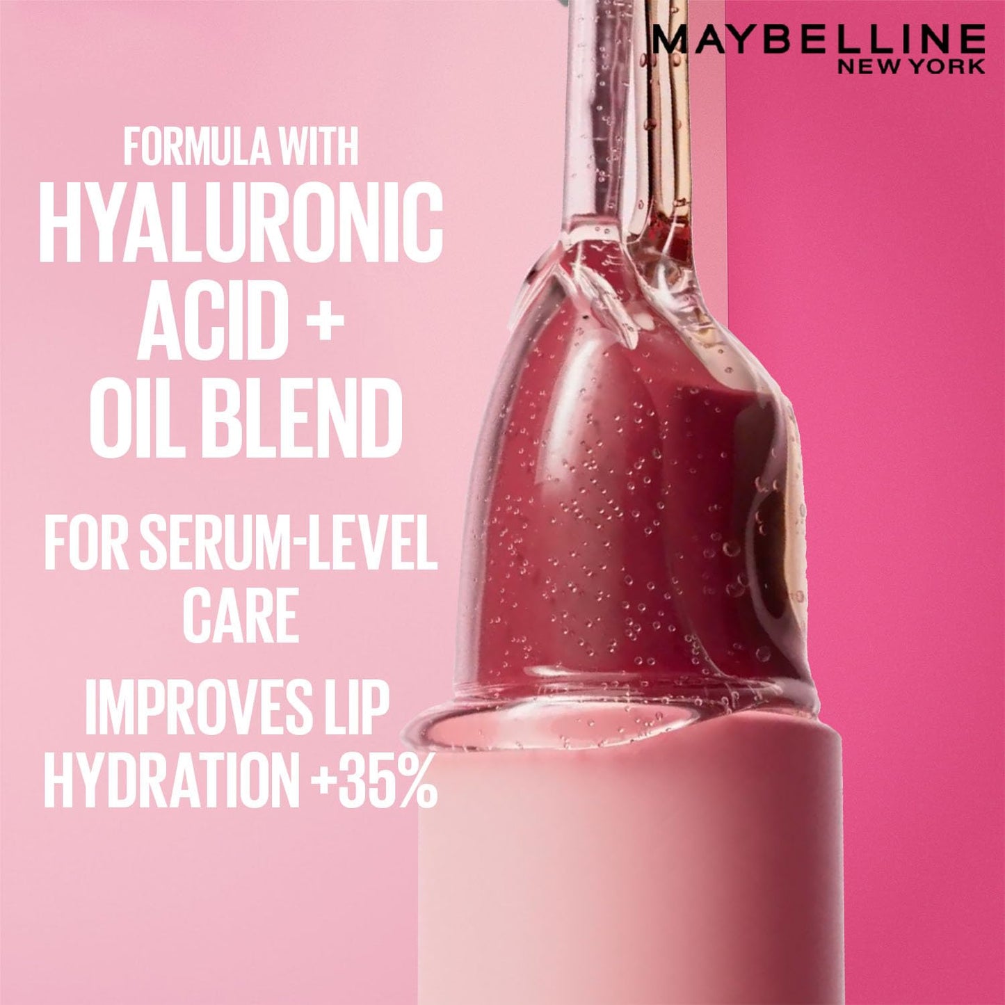 Maybelline New York Serum Lipstick (Satin) weightless hydration, One-swipe bold color, Mauve - 107 Blind Date, 4.2g