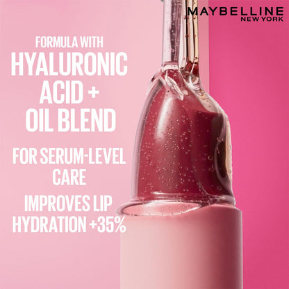 Maybelline New York Serum Lipstick (Satin) weightless hydration, One-swipe bold color, Mauve - 107 Blind Date, 4.2g