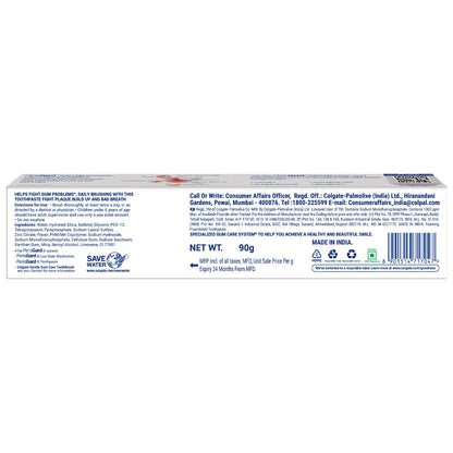 Colgate PerioGard Toothpaste 90g, Specialized Gum Care System, Fights Gum Problems