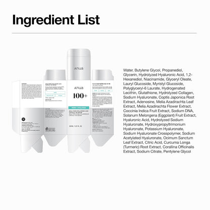 Anua Pdrn Hyaluronic Acid Capsule 100 Serum with Collagen For Plump, Dewy, Radiant Glass Skin