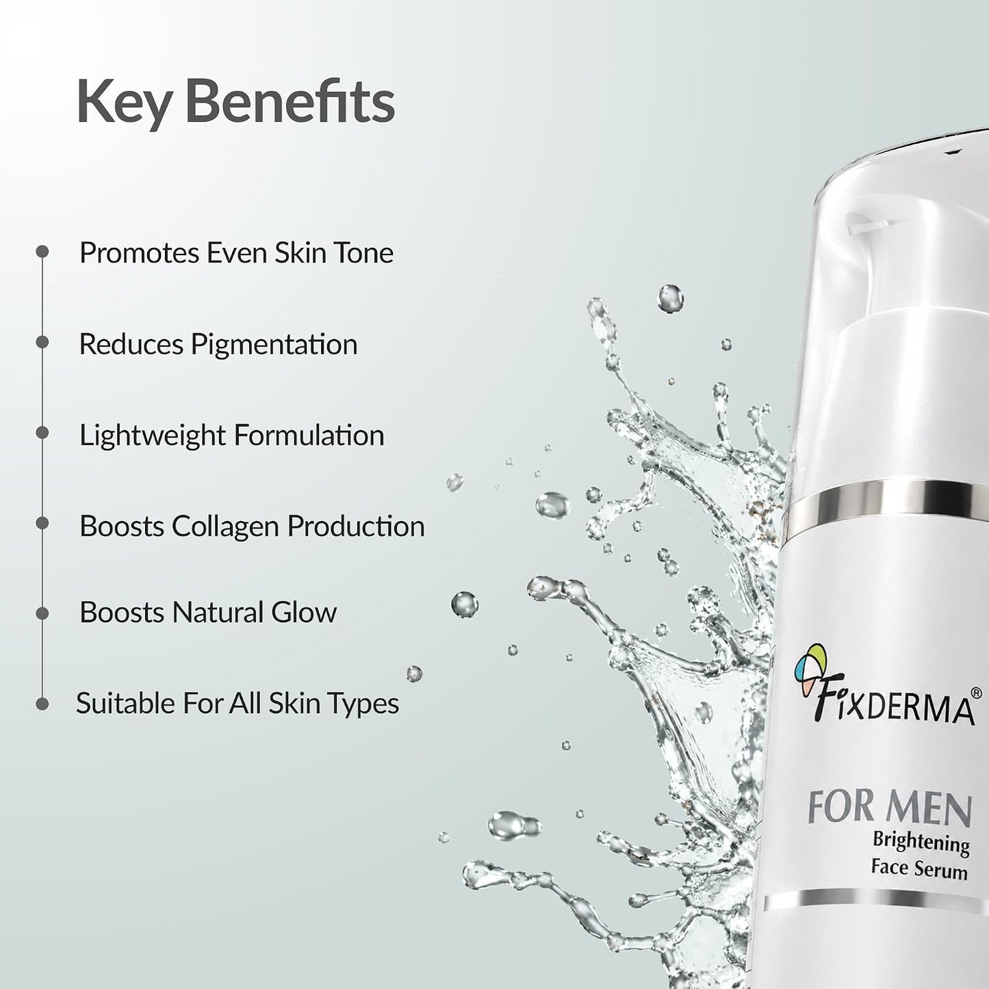 Fixderma Brightening Face Serum for Men |Vitamin C & Alpha Arbutin Serum- 30ml
