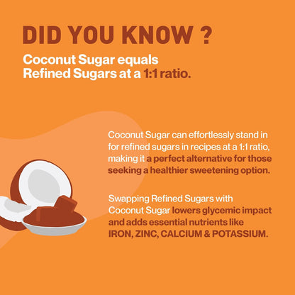Zama Coconut Sugar 500g | Coconut Palm Sugar | Subtle Caramel Flavour | Sugar Substitute | Unprocessed and unrefined | Plant Based | Coconut Jaggery