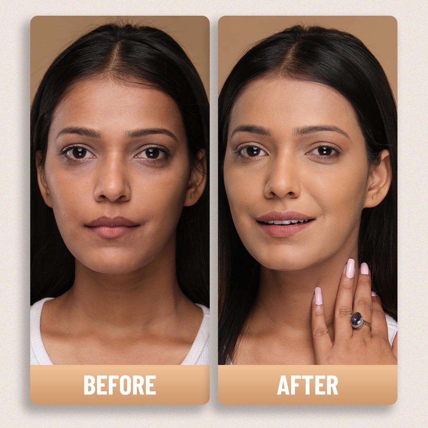 Swiss Beauty Airbrush Finish Foundation 30ml | Full Coverage Up to 8H | Waterproof & Lightweight | Natural Matte Finish | Long-Lasting Wear | Hyaluronic Acid | All Skin Types | Dermatologically Tested | Shade 02 Fair Ivory