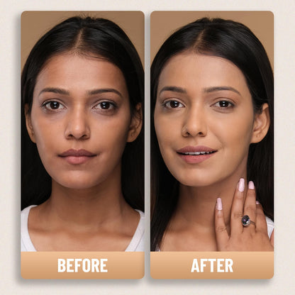 Swiss Beauty Airbrush Finish Foundation 30ml | Full Coverage Up to 8H | Waterproof & Lightweight | Natural Matte Finish | Long-Lasting Wear | Hyaluronic Acid | All Skin Types | Dermatologically Tested | Shade 02 Fair Ivory
