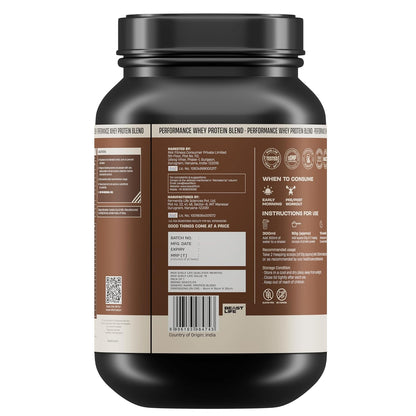 BeastLife Performance Whey Protein Blend | 34g Protein | 5.7g BCAA | 1Kg | Cold Coffee | Muscle Growth & Recovery | Easy to Digest with Ultrasorb Tech | Smooth & Easy to Mix | Contains Whey Protein Concentrate & Yeast Protein