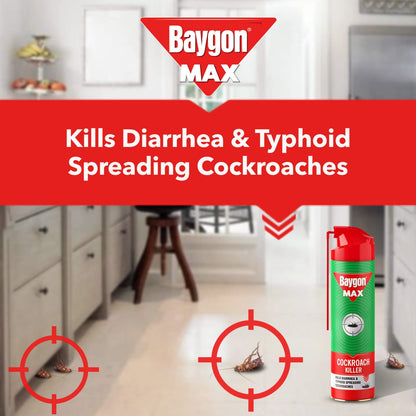 Baygon Cockroach Killer Spray, 400 ml