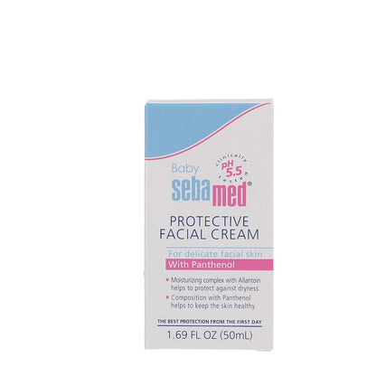 Sebamed Baby Protective Facial Cream 50ml |Ph 5.5|Panthenol & Allantoin|Clinically tested