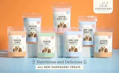 PAWPOURRI Made with 100% Natural Chicken JerkySoft Treats Suitable for All Sized Dogs & Breeds (Chicken Jerky Soft)