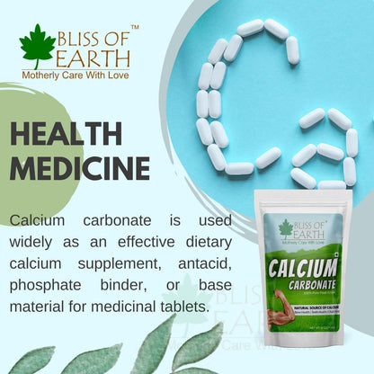 Bliss of Earth Calcium Carbonate Powder 113gm