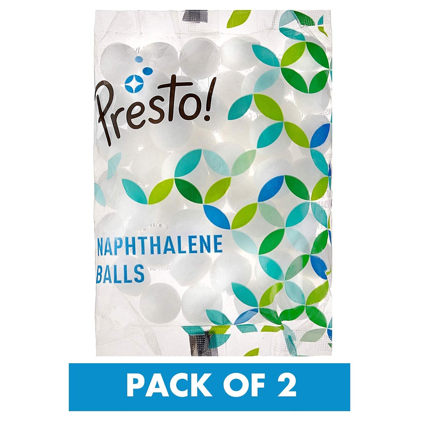 Presto! Naphthalene Balls | 400 Grams | 200 Gms X 2 Packs | Insect Repellant | Ideal For Cupboards, Bookshelves And Toilets
