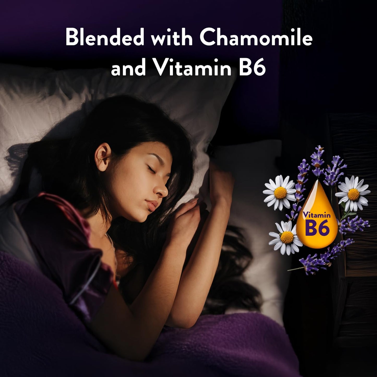 Vicks ZzzQuil Natura, 24s Pack, Non-Addictive Sleep-Aid Gummy, Melatonin helps you fall Asleep Fast
