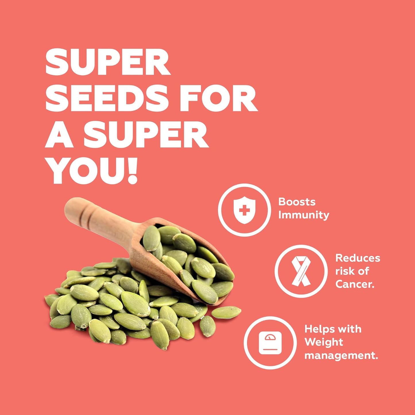 Yogabar Pumpkin Seeds Unroasted Rich in Protein and Fiber Superfood - Grade AAA - Pumpkin Seeds for Eating - Healthy Snacks for Weight Loss - Rich in Immunity Booster Anti-Oxidants.