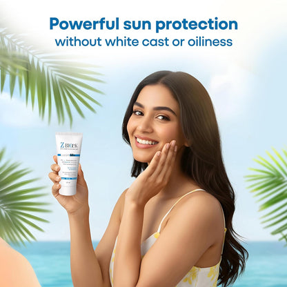 Sanaxia Cosmetics, Z-Block 25% Zinc Oxide Sunscreen Gel, Spf 58, 50 Ml, All Skin Type