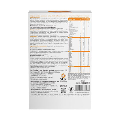 Prohance Junior Vanilla 400G, Powder