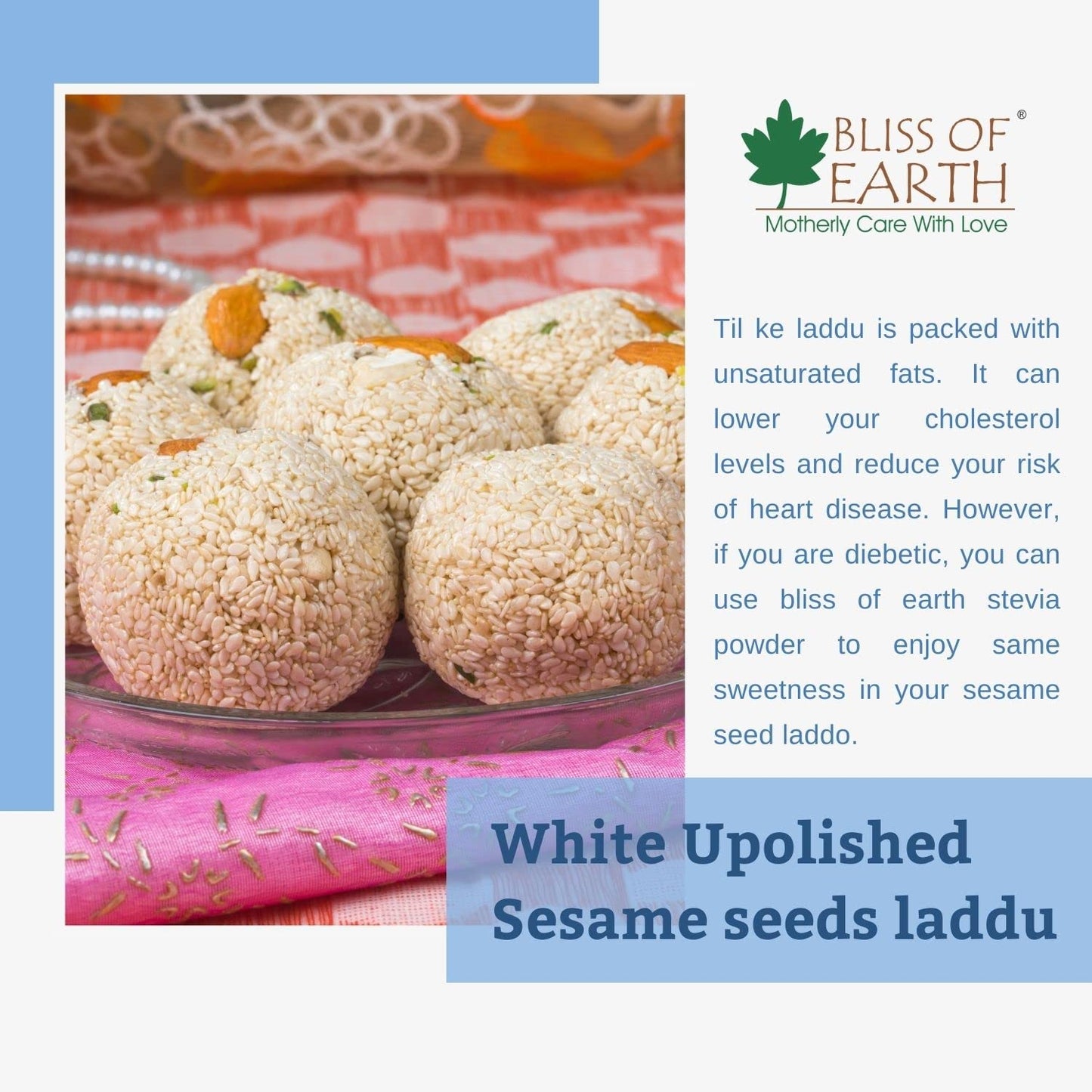 Bliss of Earth Organic Unpolished Sesame Seeds 200gm White For Eating, Raw Til Seeds
