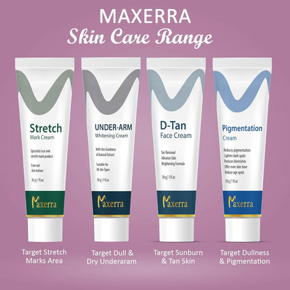 Neck & Back Cream | Exfoliating & Brightening Cream for neck, ankles, knuckles, Armpits, Thighs, Elbows | For Men & Women (30g)