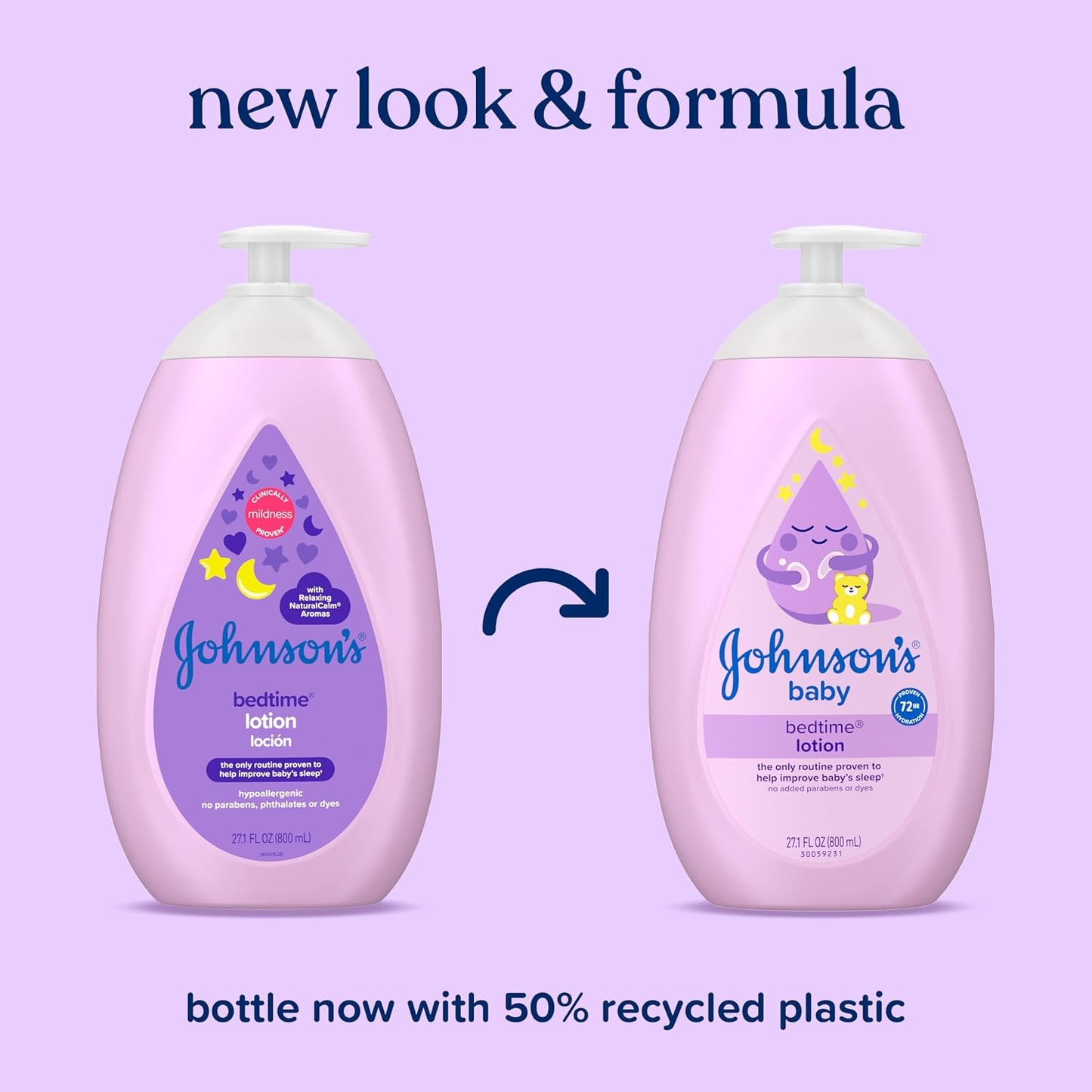 Johnson's Baby Bedtime Lotion With Naturalcalm Essences, 27.1 Fl. Oz